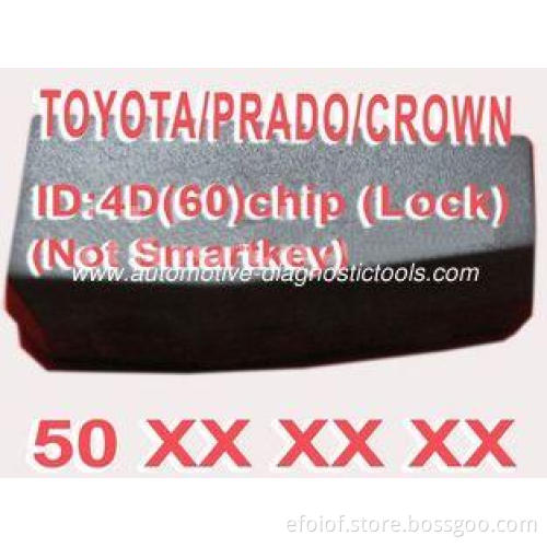 Toyota / Prado / Crown 4D60 Duplicable Chip 50xxx Car Key T